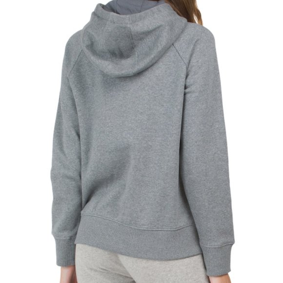 NEW UNDER ARMOUR Rival Fleece Lock Up Hoodie White 100 261mn - Picture 2 of 2